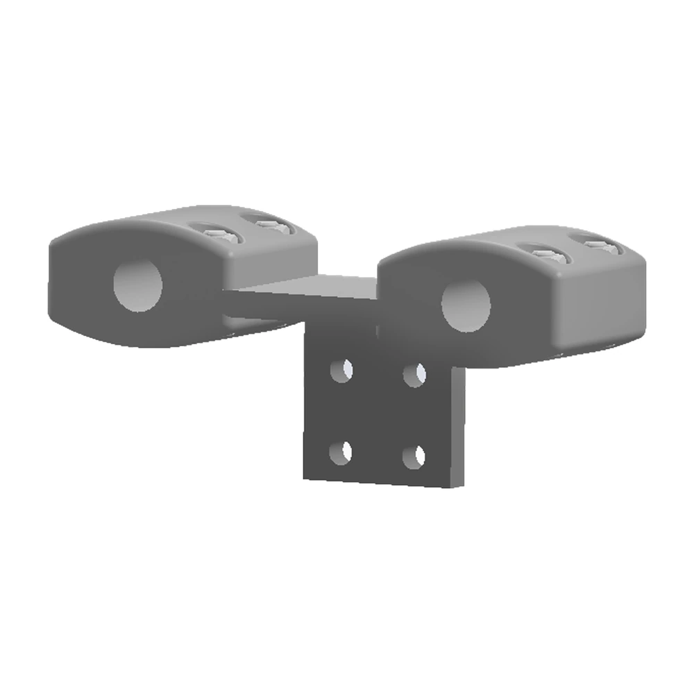 Conector zapata a 90° mecanica dos cables 1113 ACSR/AS separación de conductores de 200 o 450 mm a placa 4N EAT