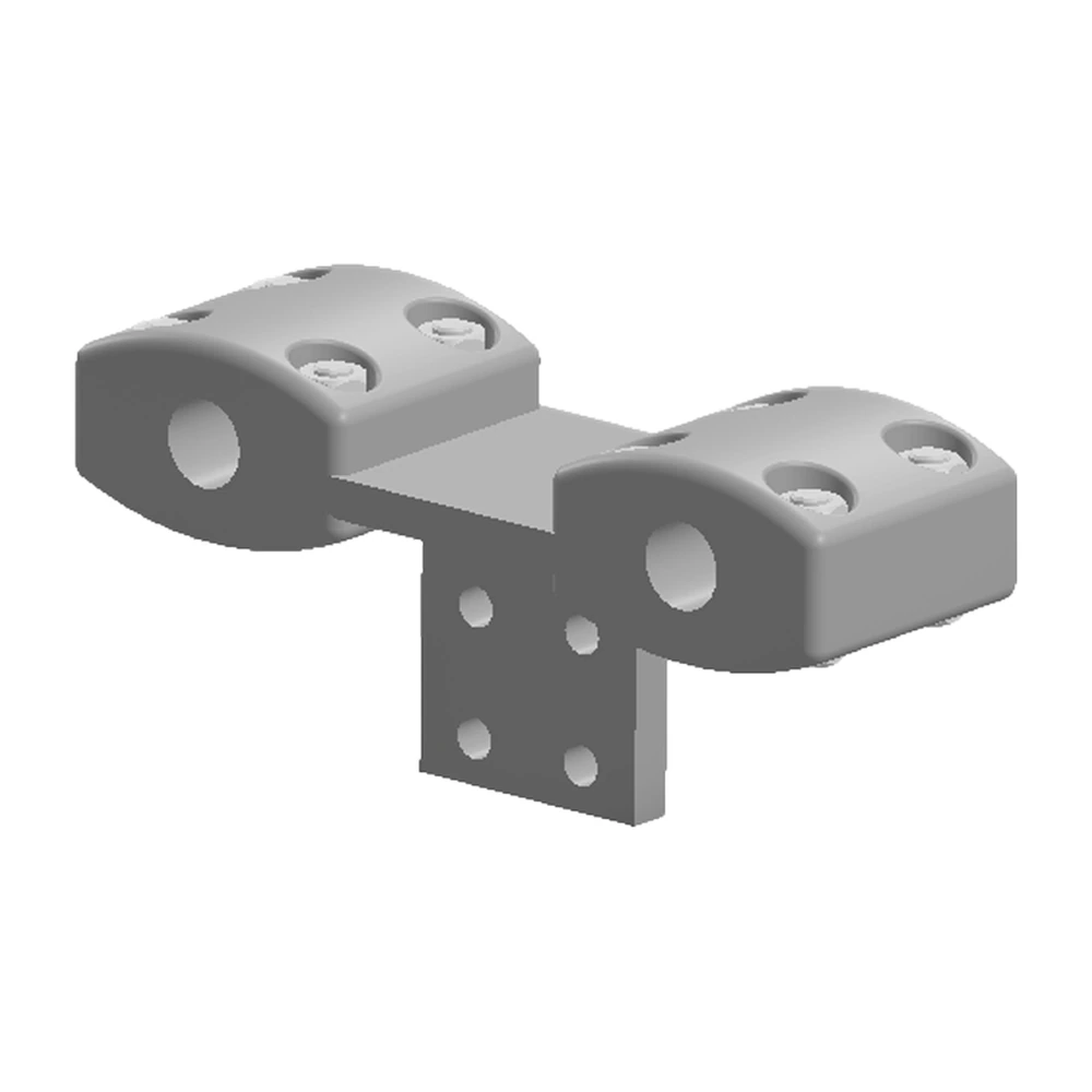 Conector "T" mecánico dos cables 1113 ACSR/AS separación de 200 o 450 mm a placa 4N EAT