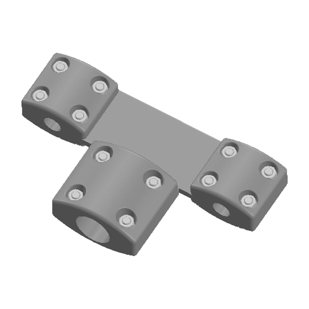 Conector mecánico autotransformador de birlo liso a dos cables 1113 ACSR/AS EAT