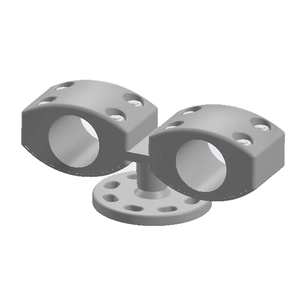 Conector soporte mecánico 200 mm 2 1/2 IPS base tipo aislador 5" 400 KV