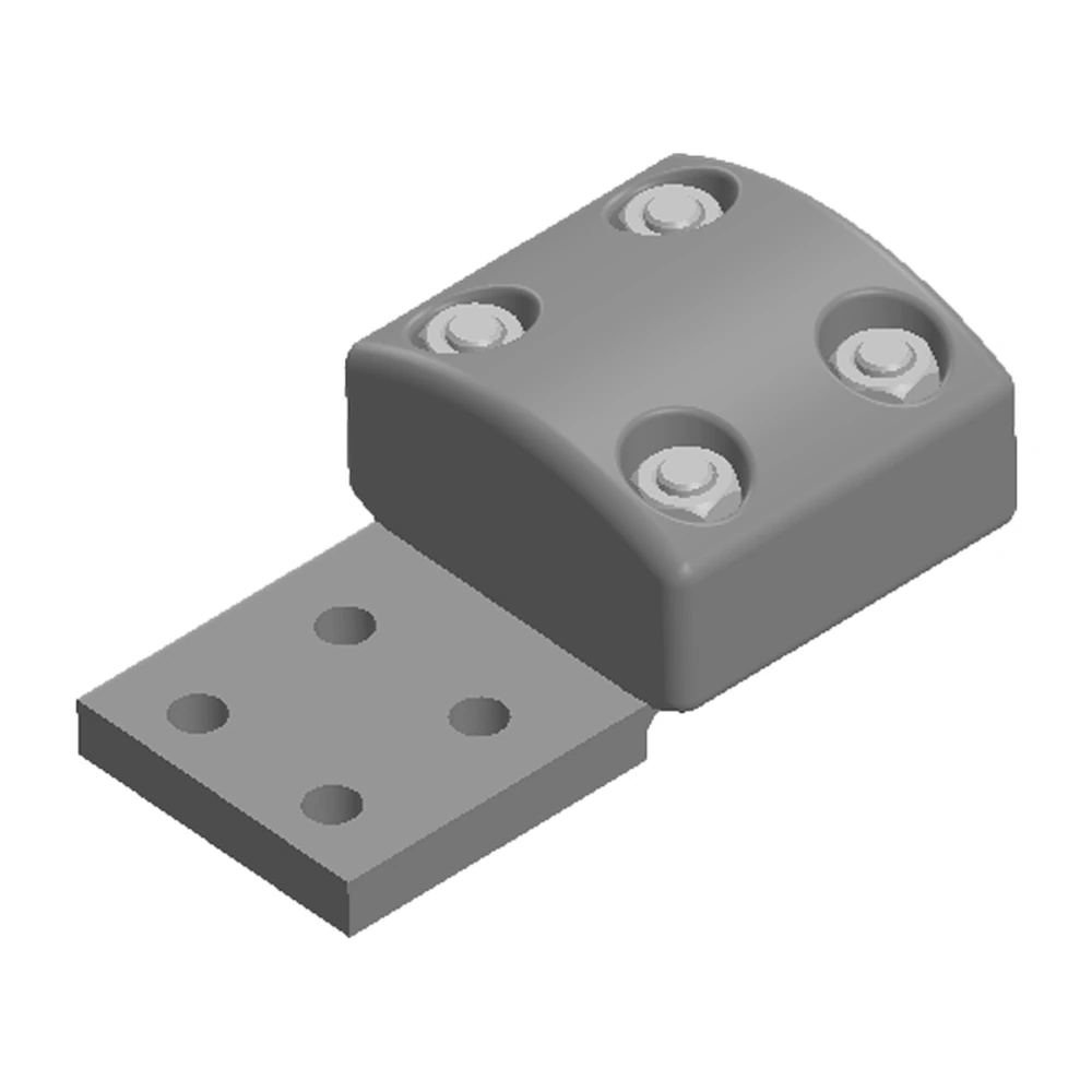 Conector mecánico terminal zapata NEMA 4 EAT cable 1113 ACSS 400 KV Alta Temperatura