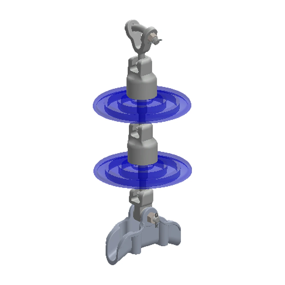 Conjunto de suspensión vertical 1 C/F 266-477 ACSR 115-161 KV