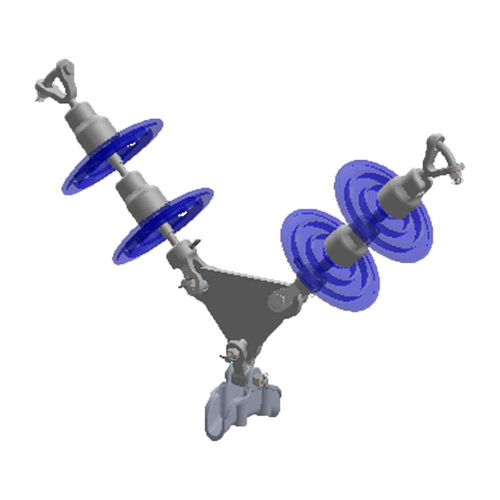 Conjunto de suspensión en "V" 1 C/F 795-1113 ACSR 230 KV