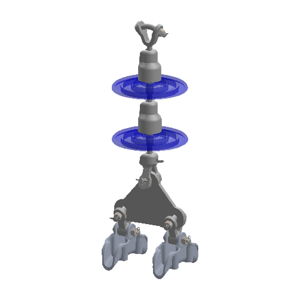 Conjunto de suspensión vertical 2 C/F 795-1113 ACSR 115-230 KV