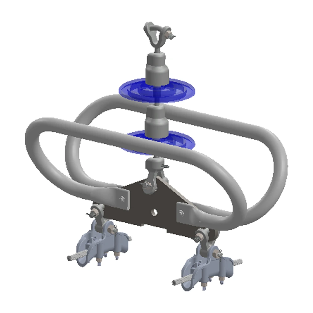 Conjunto de suspensión vertical 2 C/F 1113 ACSR 400 KV