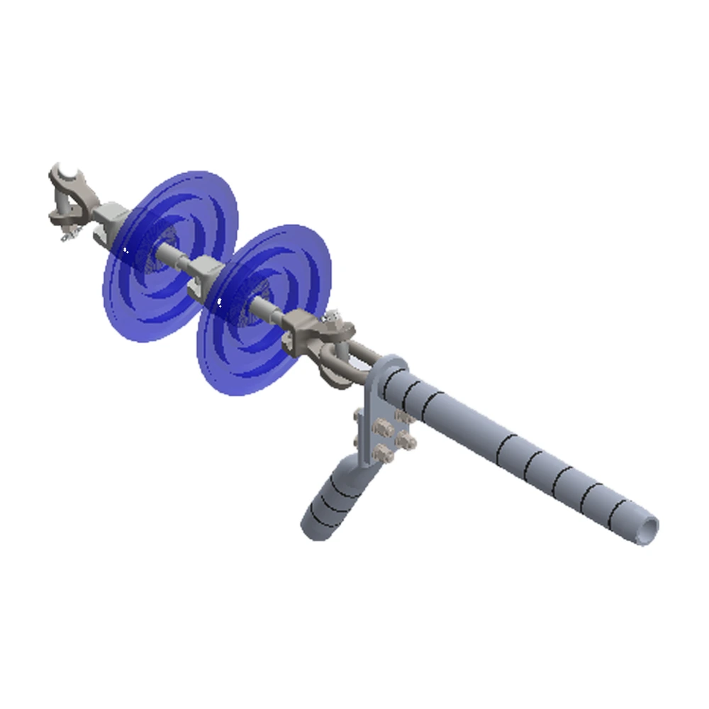 Conjunto de tensión 1 C/F con una cadena de aisladores conductores 477-795-900-1113, 115-230 KV