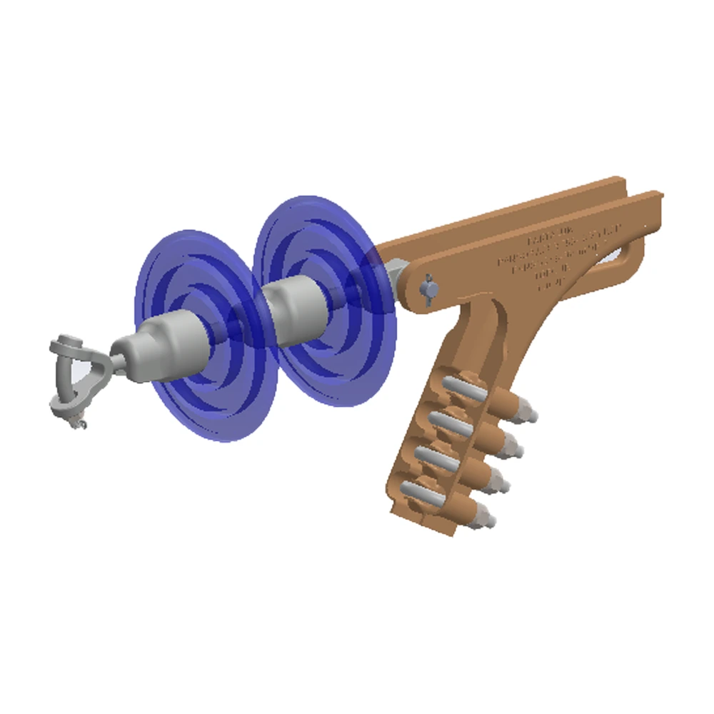 Conjunto de tensión mecánica 1 C/F 500-1000 MCM, 115-230 KV