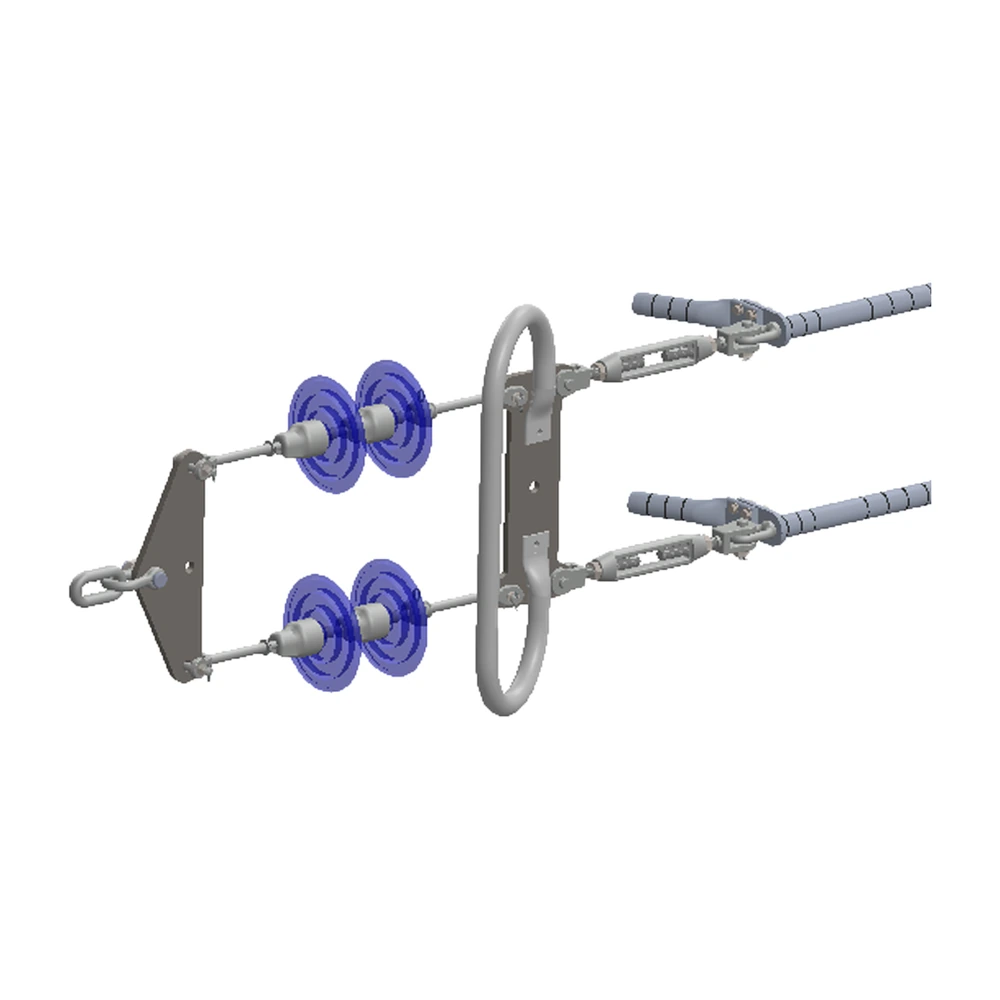 Conjunto de tensión 2 C/F 1113 ACSR, 230-400 KV