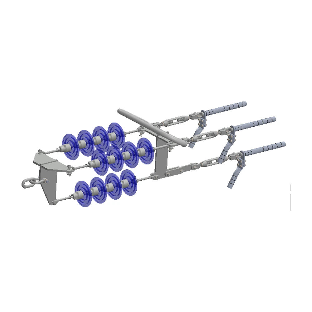 Conjunto de tensión 3 C/F 1113 ACSR, 400 KV