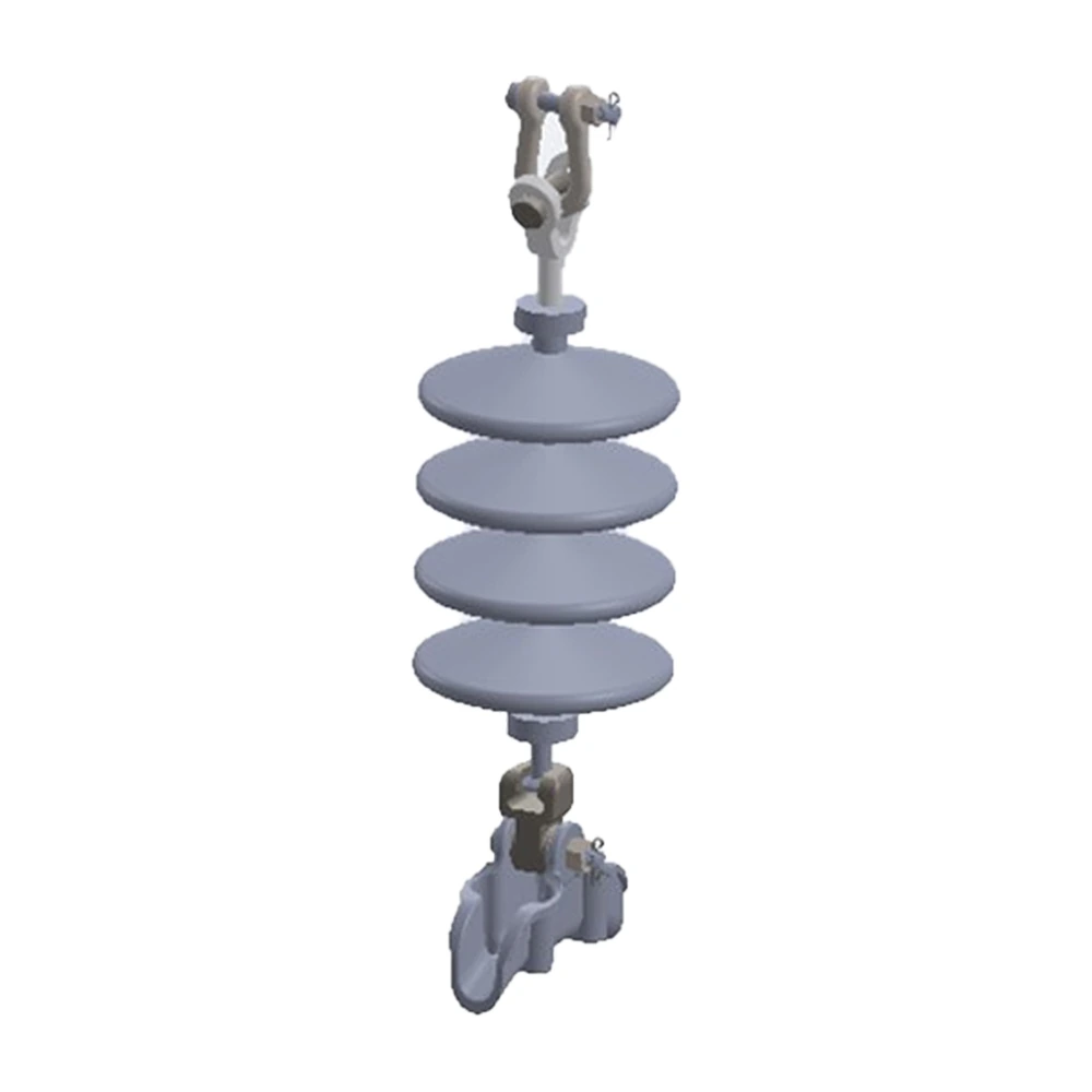 Conjunto de suspensión 1 C/F con una cadena de aislamiento polimérico, conductor 795-1113 ACSR/AS 230KV