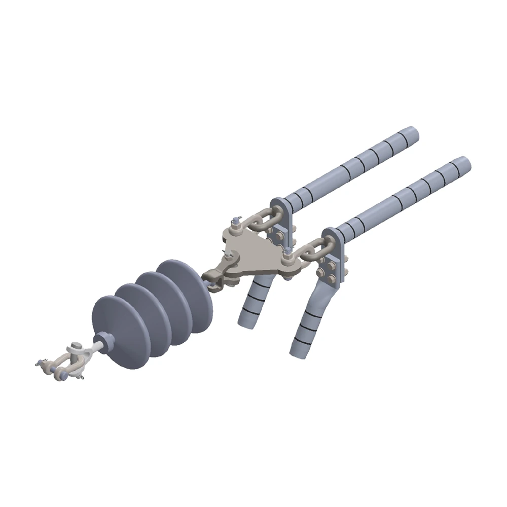 Conjunto de tensión 1 C/F con aislamiento polimérico clase clase 52.5, conductores 477, 795, 900, 1113 ACSR 115-230 KV