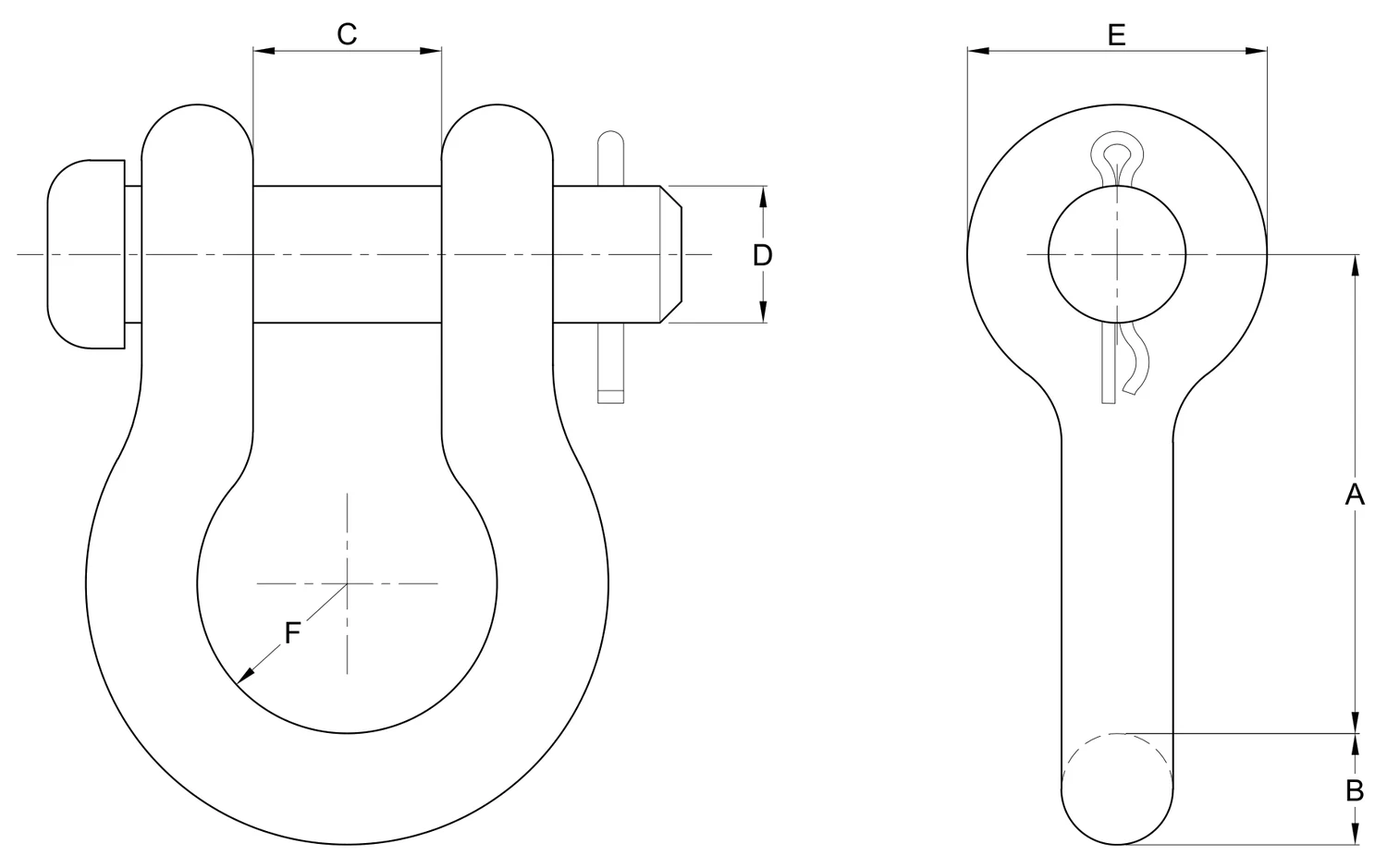 Plano 2D — Grillete