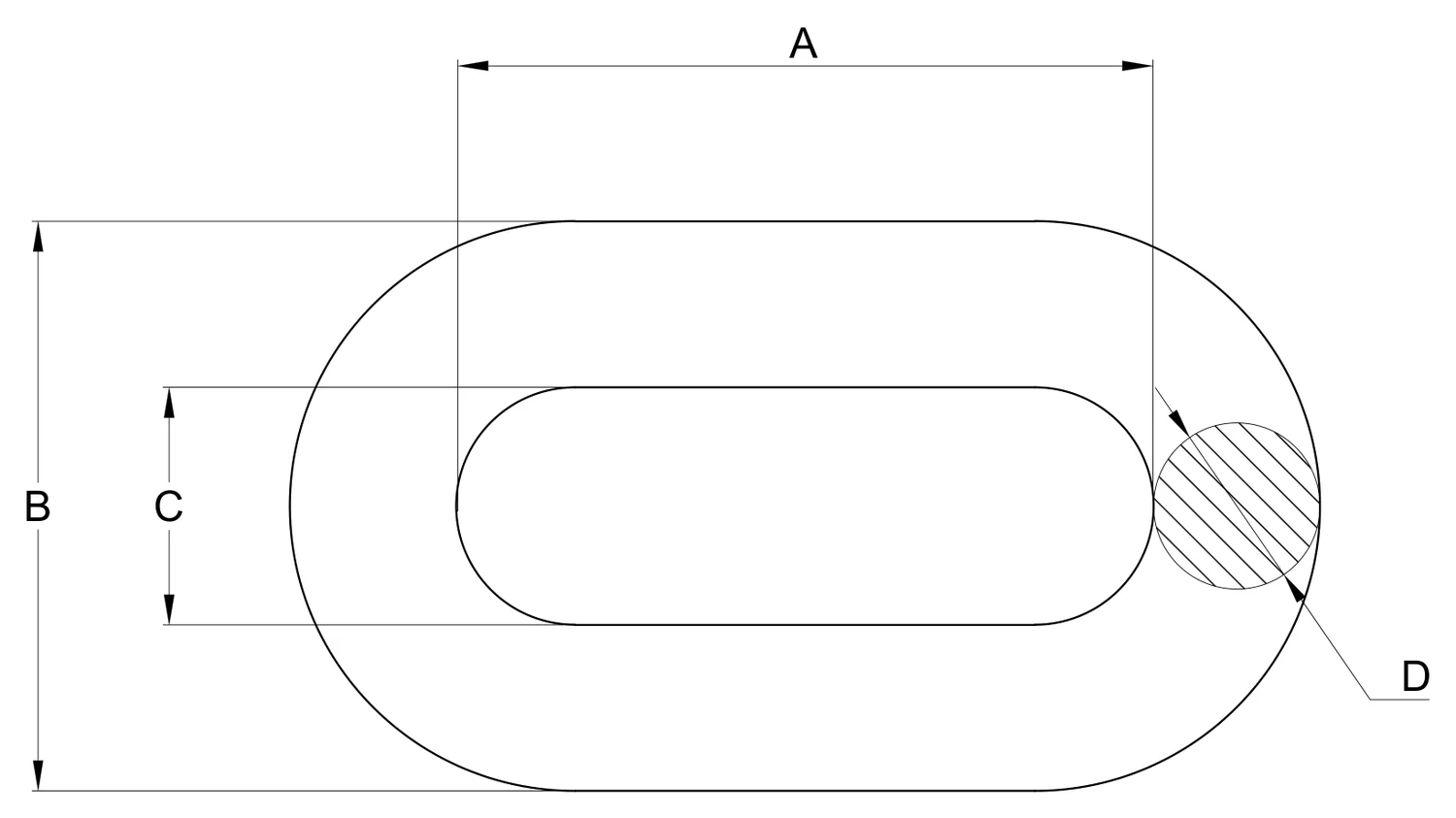 Plano 2D — Eslabón