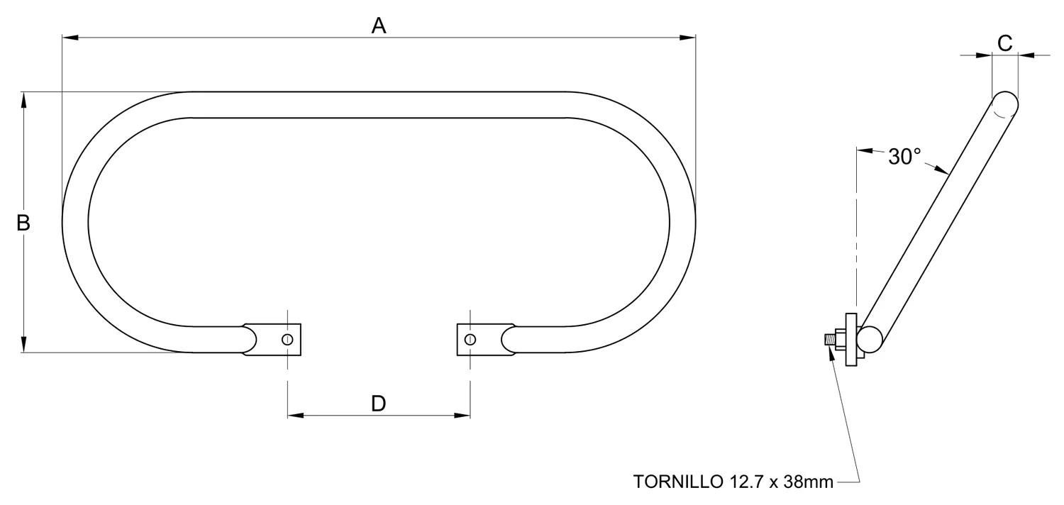Plano 2D — Anillo equipotencial